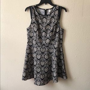 Black and white dress